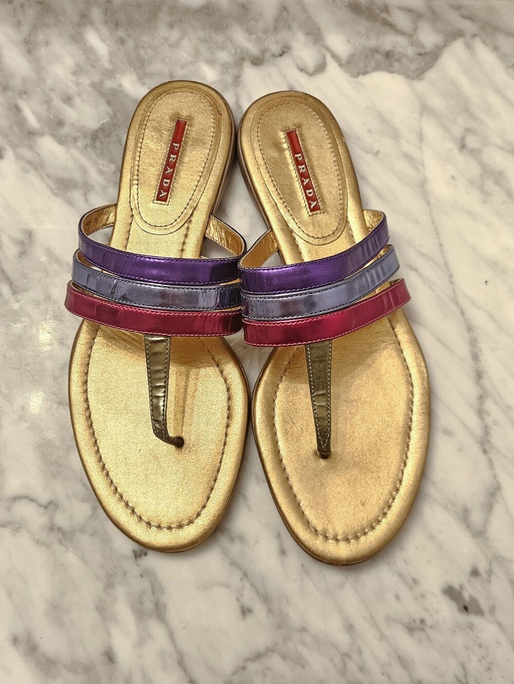 PRADA THONG SANDALS - Picture 5 of 9